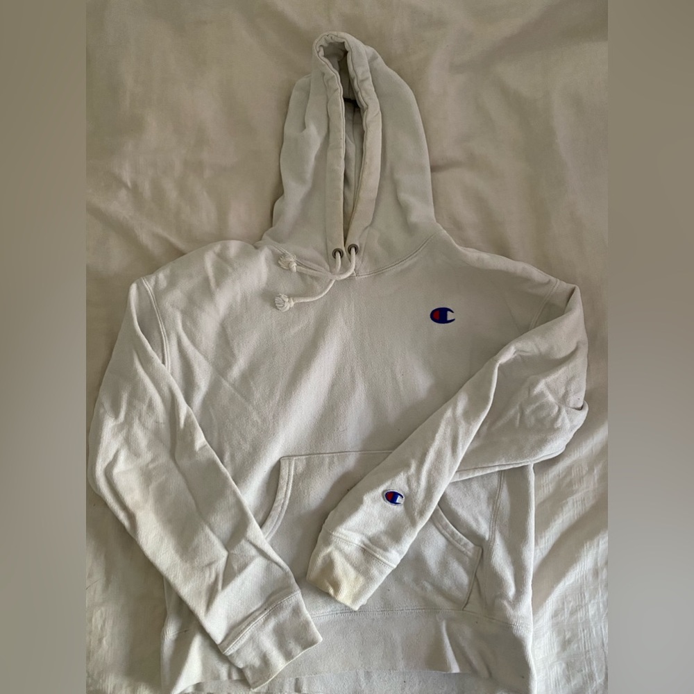 white champion hoodie